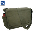 wholesale durable retro canvas two sided shoulder bag for men